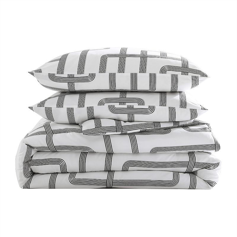 City Scene Mainline White Duvet Set