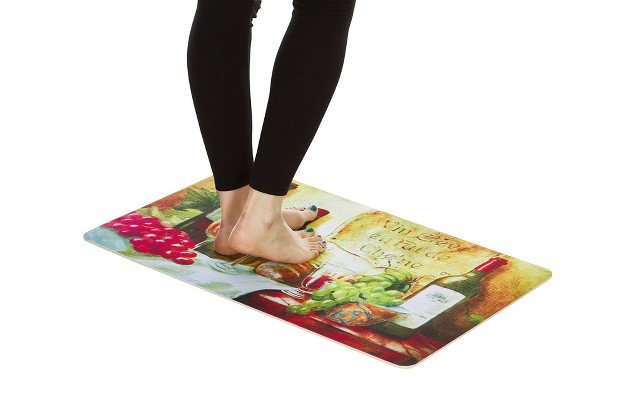 X Cushioned Kitchen Floor Standing Mat wine Table