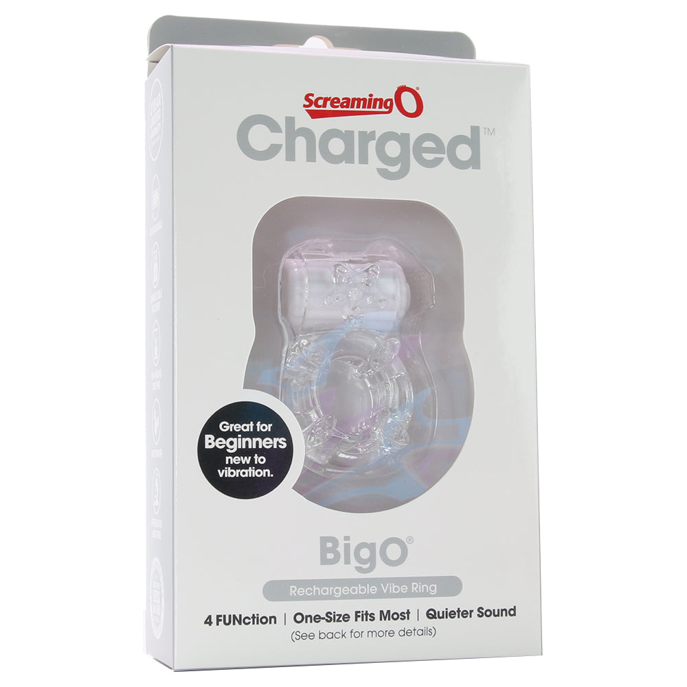 BigO Rechargeable Vibe Ring in Clear