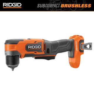 RIDGID 18V SubCompact Brushless Cordless 38 in. Right Angle Drill (Tool Only) R87701B