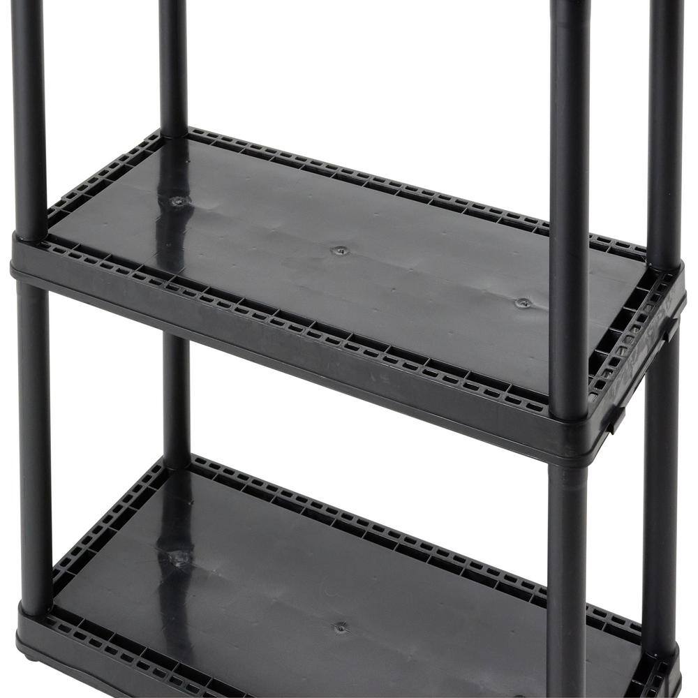 GRACIOUS LIVING Light Duty Storage Shelving Unit Organizers 3 Shelf (2-Pack) 2 x 91019MAXIT-1C-54