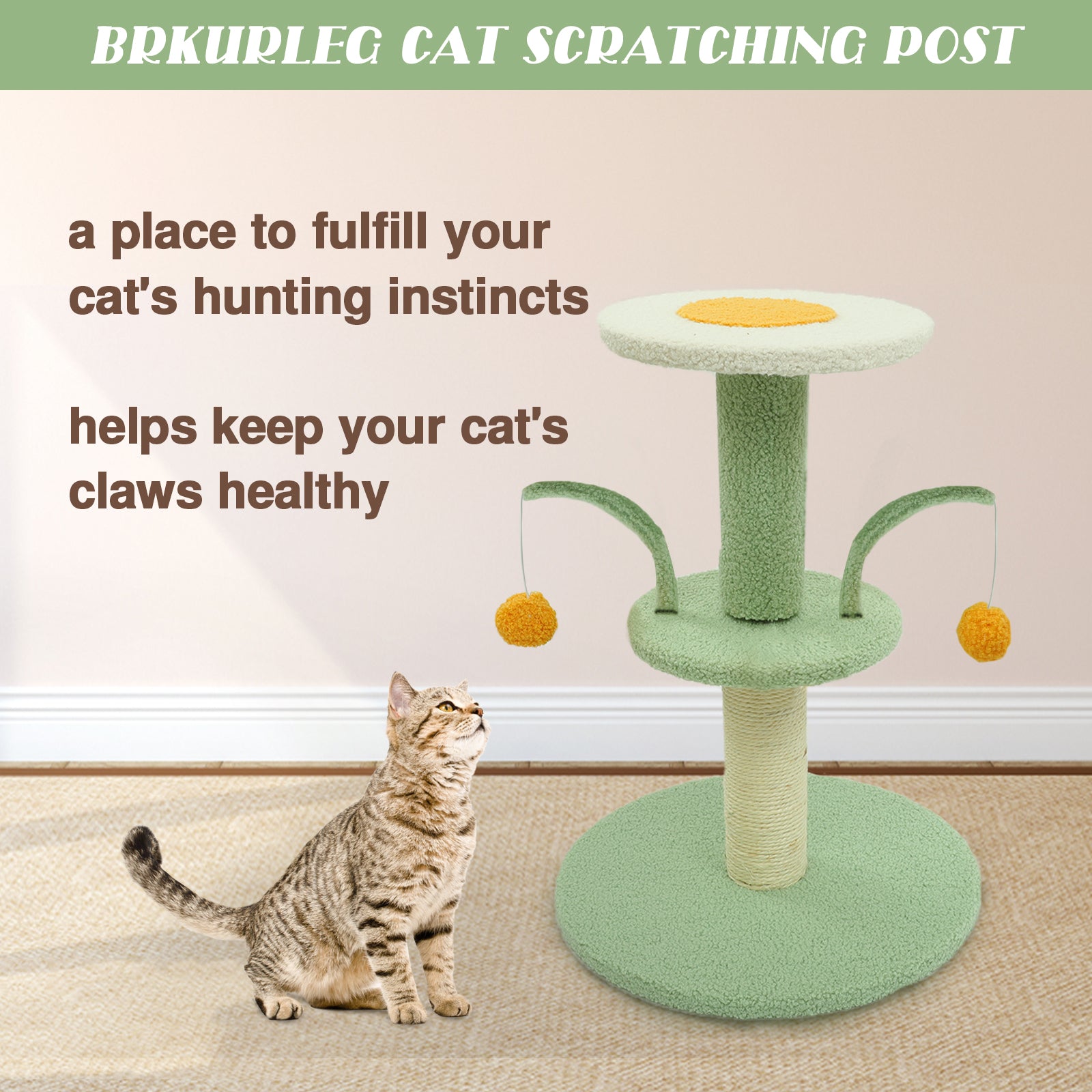 BRKURLEG Cat Scratching Post 19