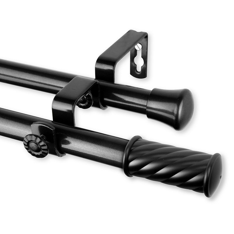 Rod Desyne Grip Double Window Curtain Rod