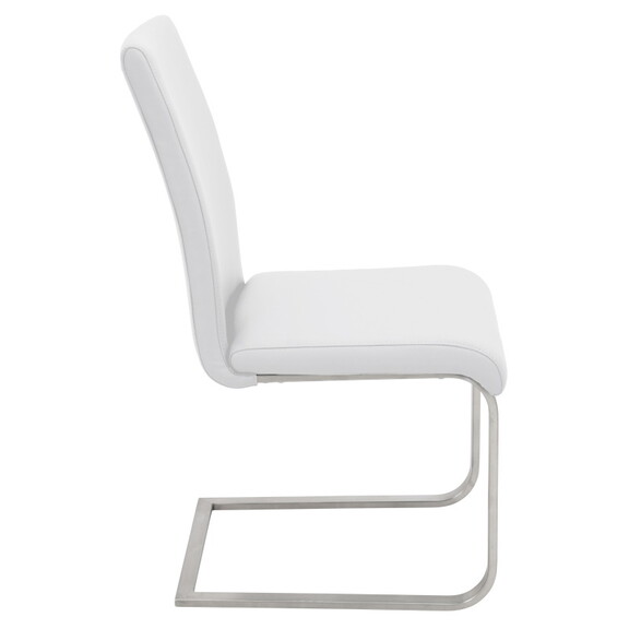 Foster Contemporary Dining Chair in Stainless Stee...