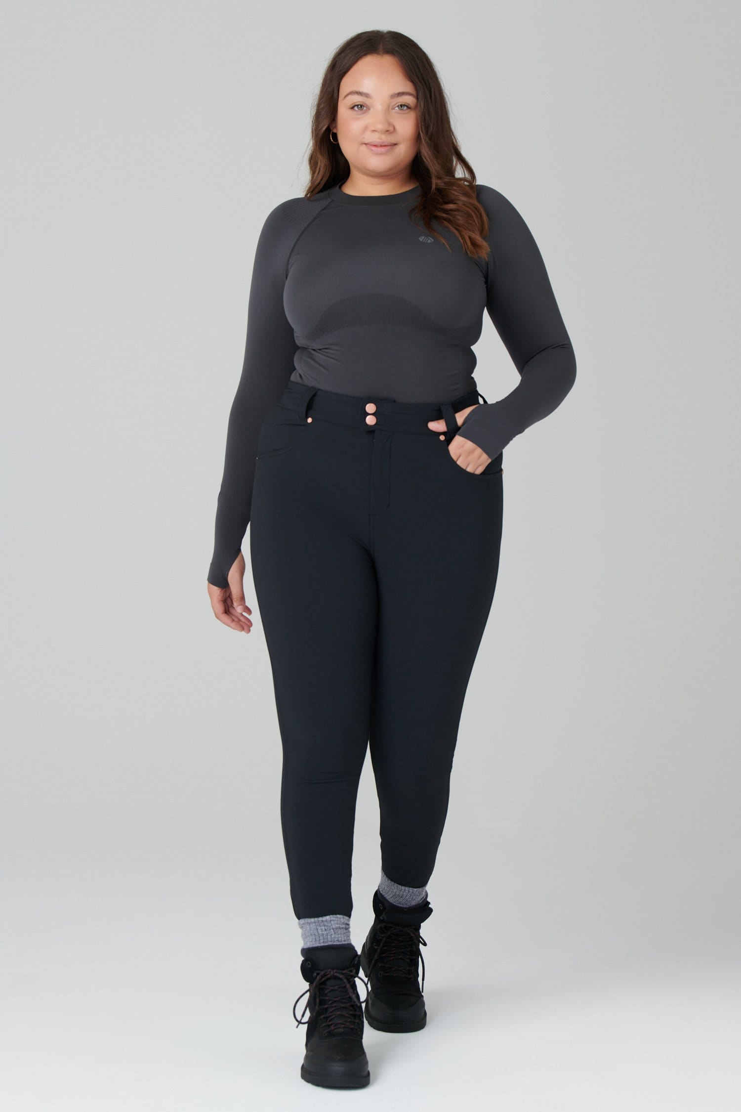 The Shape Skinny Outdoor Trousers - Black