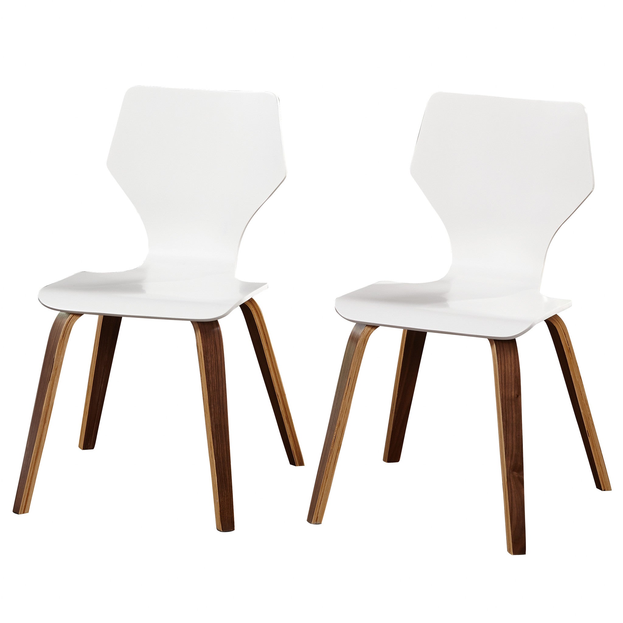 angelo:HOME Dining Chairs - Bari Bentwood set of 2 (white)