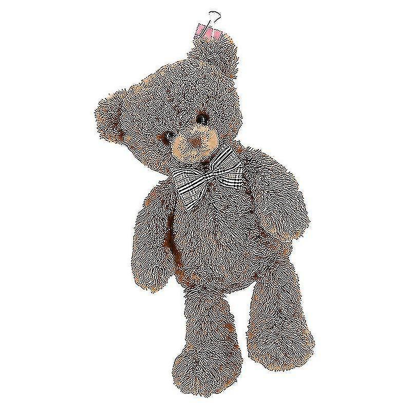 40cm Teddy Bear Plush Toy Long-haired Bear Stuffed Doll Bow Tie Bear Doll Soft Pillow For Kid Birthd