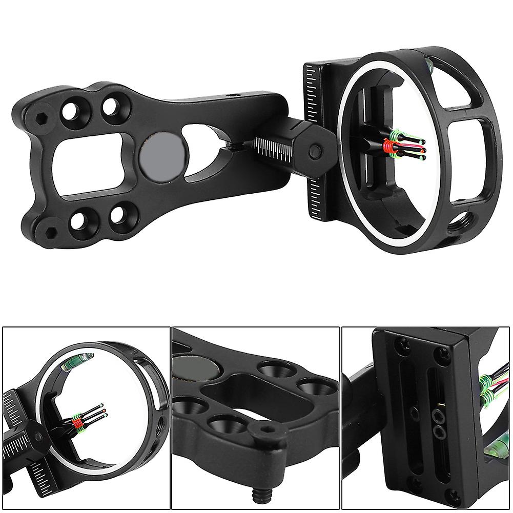 Tp1530 Basic Hunter Compound Bow Sight 3-pin Fiber Optics For Hunting/shooting