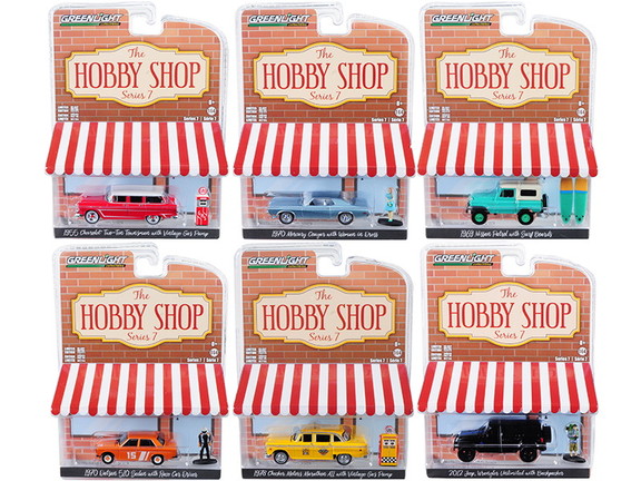 Greenlight 97070SET  The Hobby Shop Set of 6 pie...