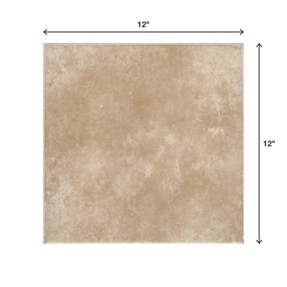 Daltile Catalina Canyon Noce 12 in. x 12 in. Porcelain Floor and Wall Tile (15 sq. ft.  Case) LV021212HD1P6