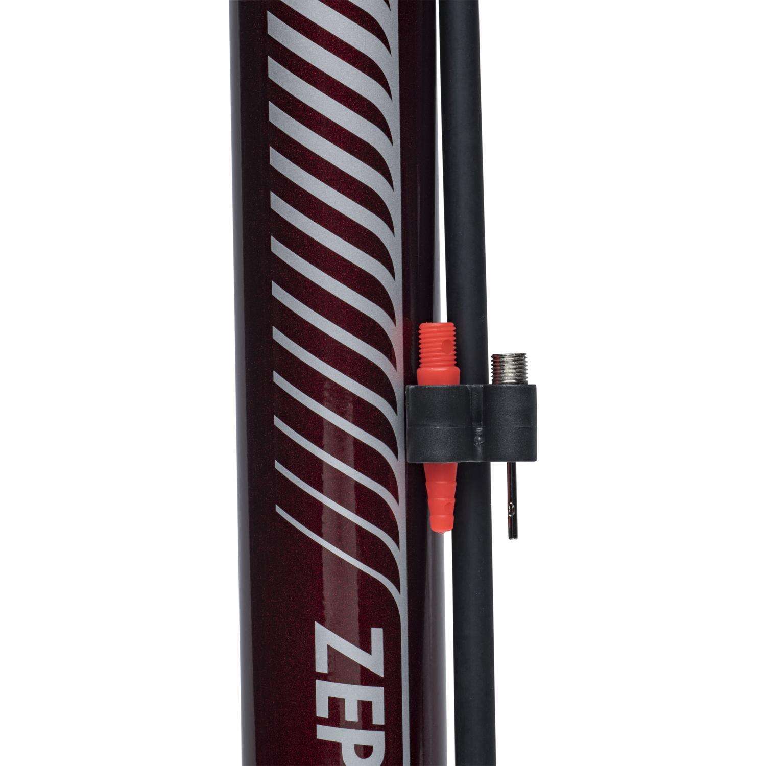 Bell Sports Zephyr 550 Steel Bicycle Floor Pump Maroon