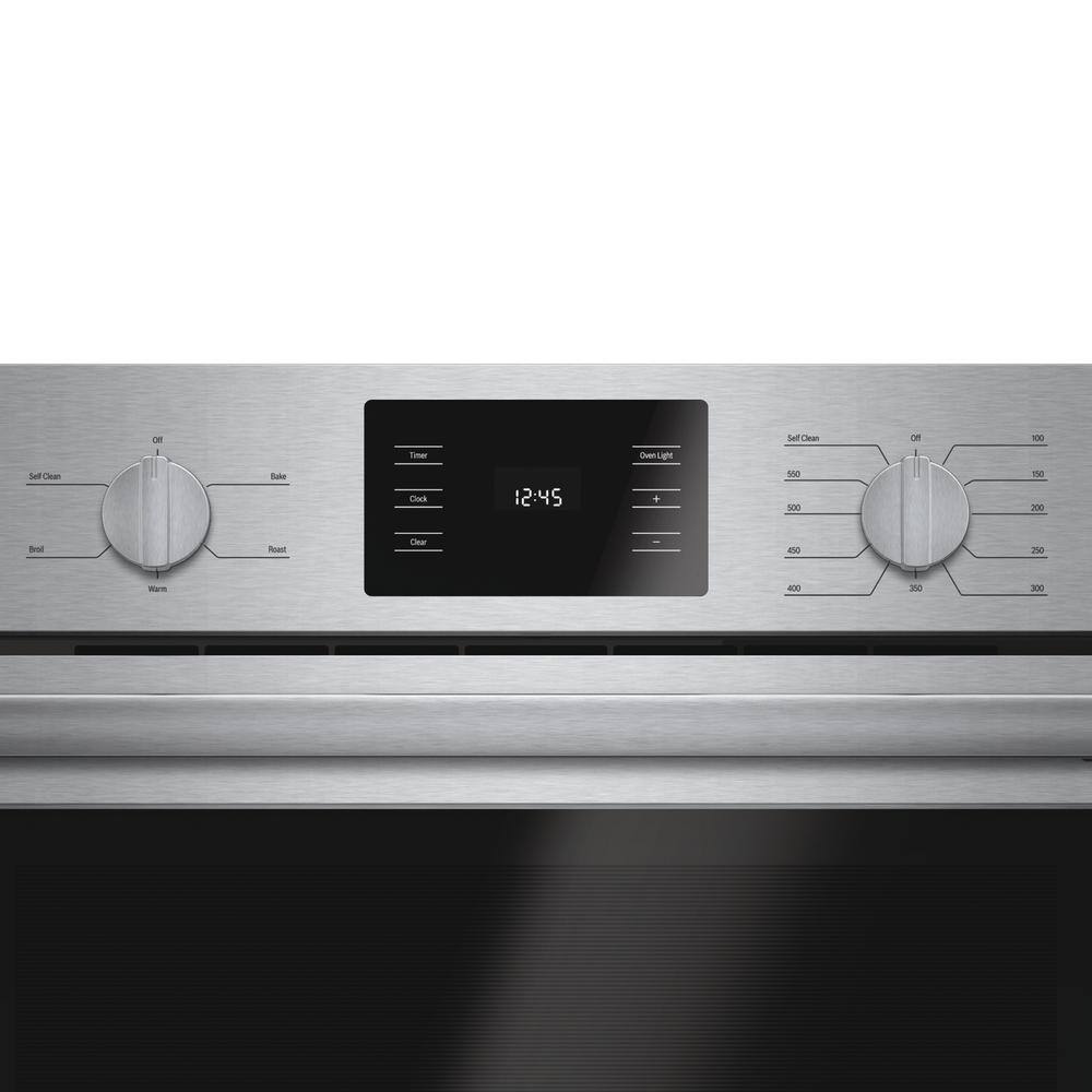 Bosch 500 Series 30 in. Built-In Single Electric Wall Oven in Stainless Steel with Thermal Cooking and Self-Cleaning HBL5351UC