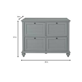 Home Decorators Collection Hamilton Grey 4-Drawer File Cabinet 9786800270