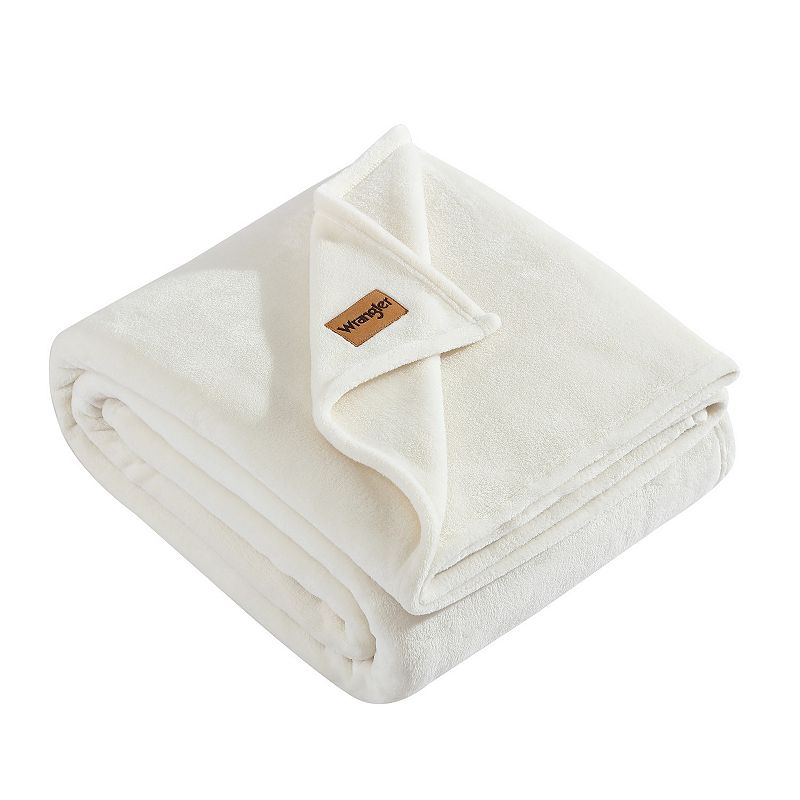 Wrangler Solid Beige Blanket