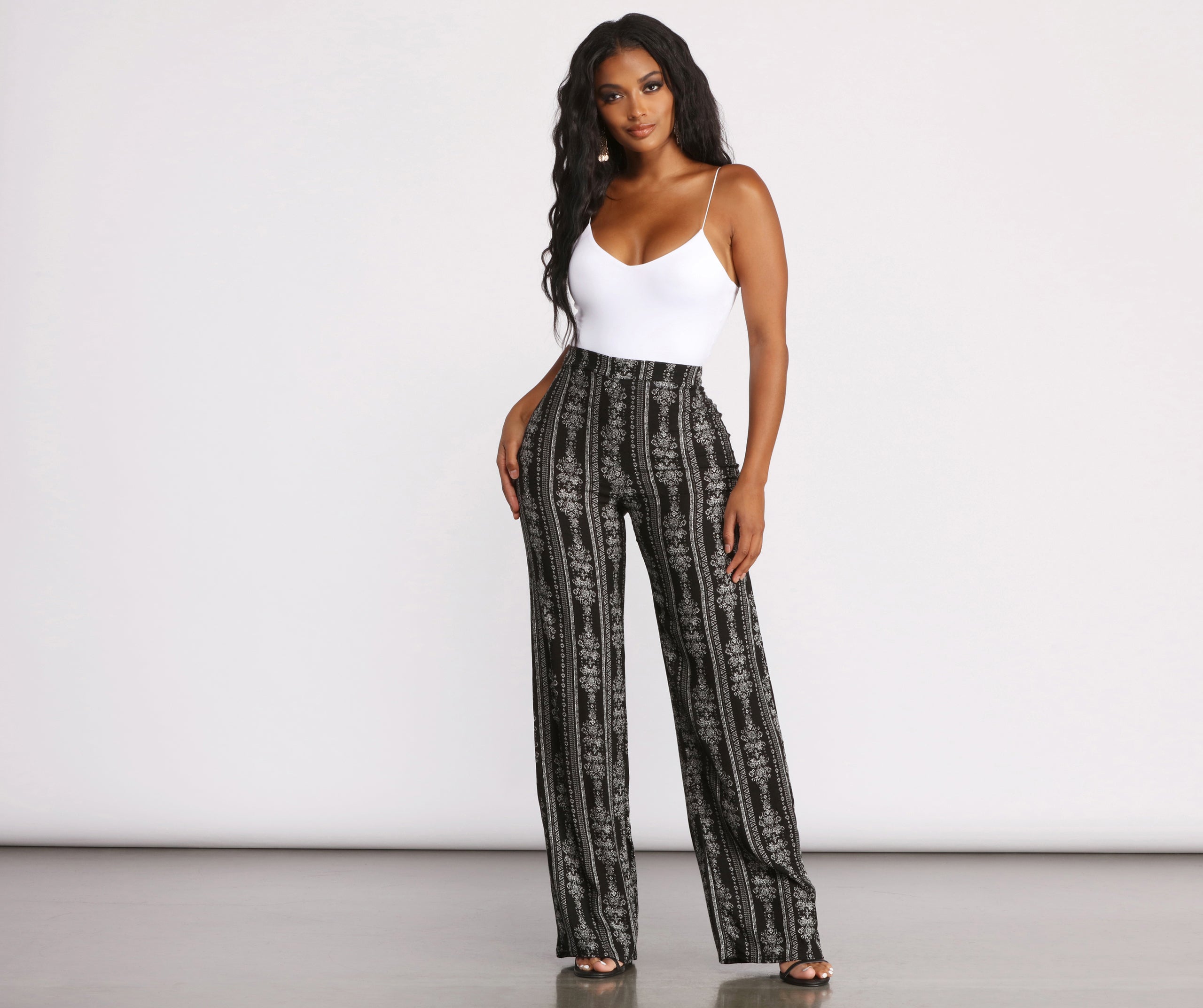 Bring On The Boho Vibes Printed Pants