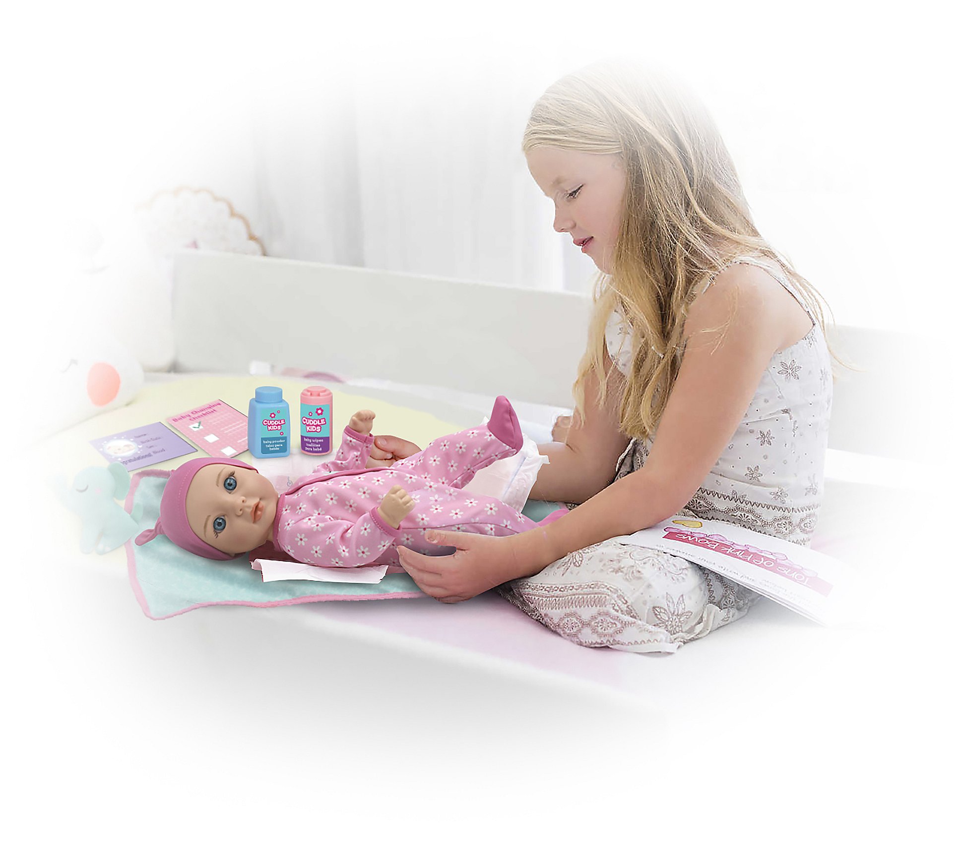 Baby Doll Feed and Care Deluxe Playset with Bab y Doll