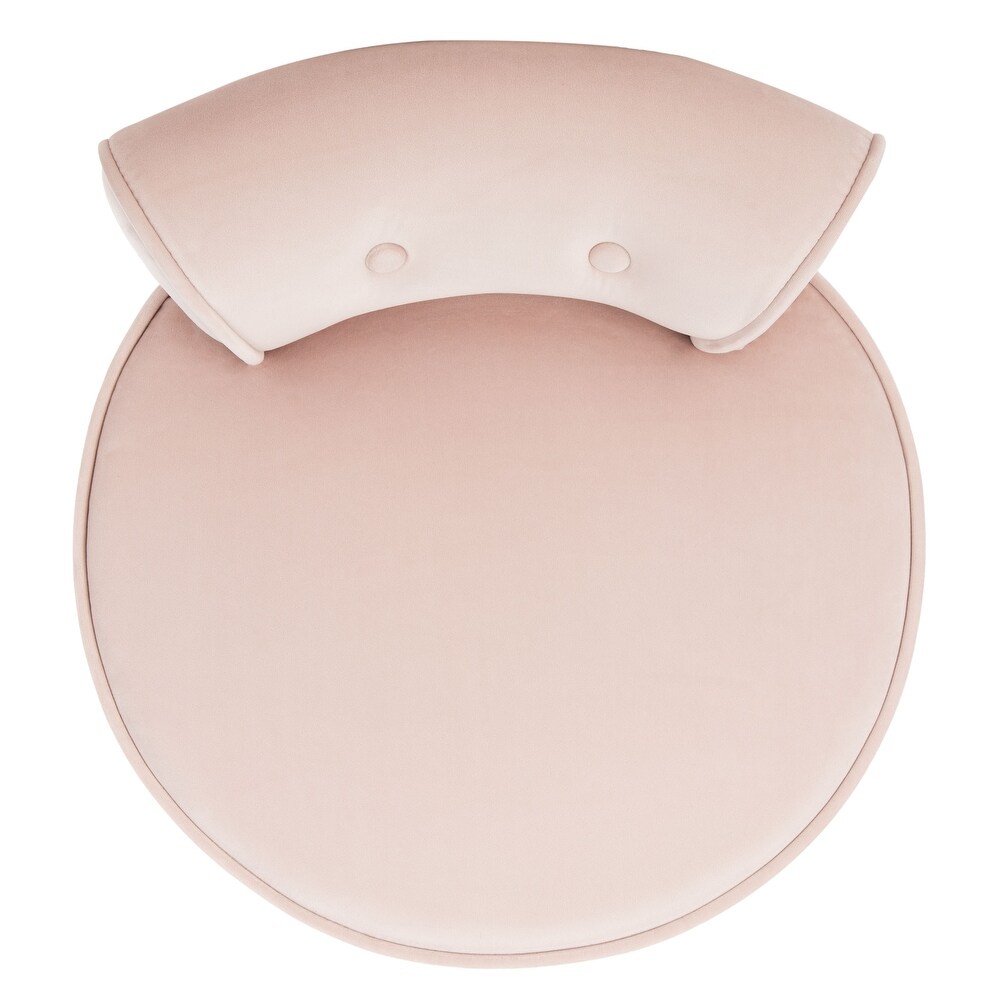 SAFAVIEH Georgia Blush Petite Vanity Stool   17.9\