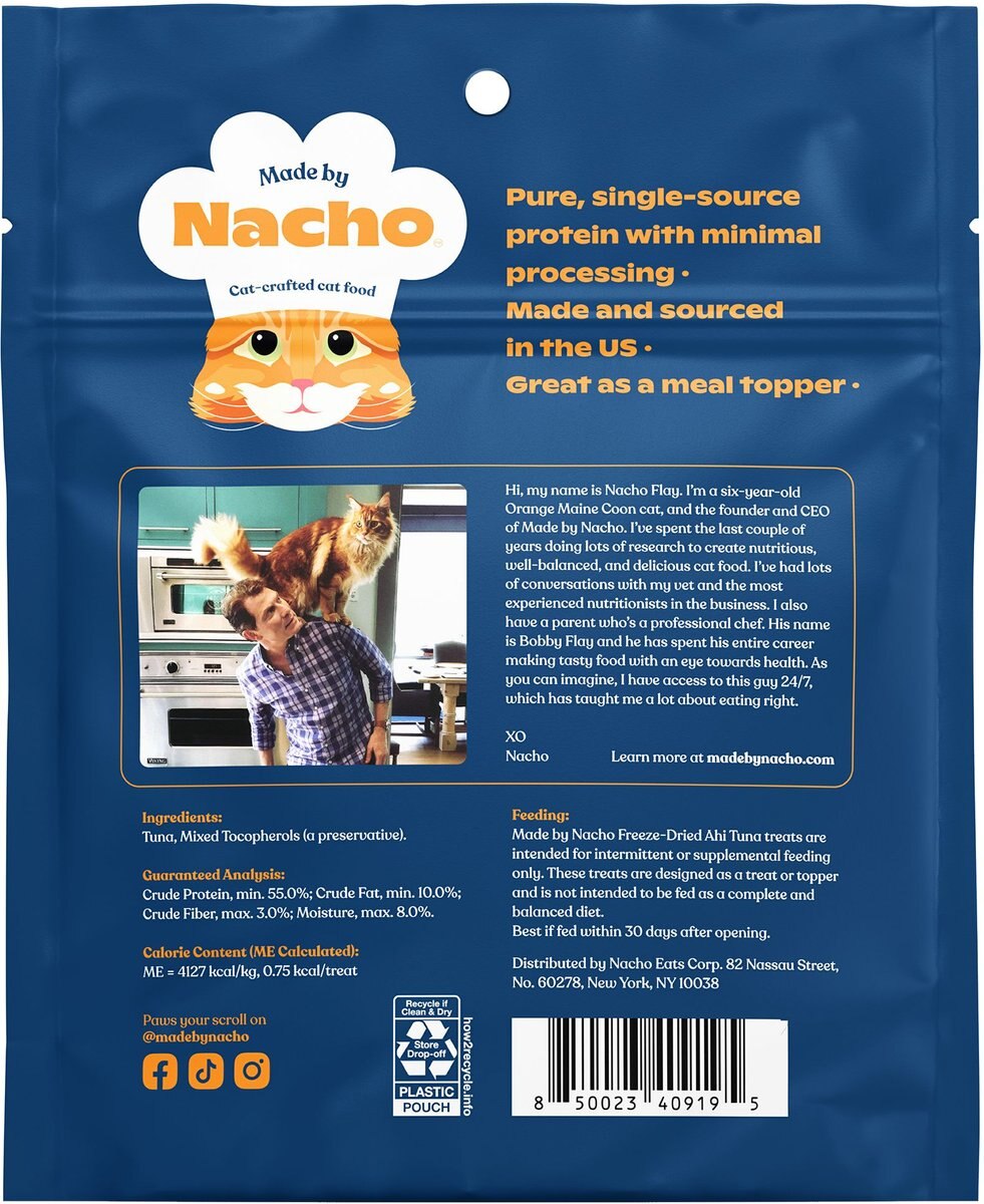 Made by Nacho Freeze-Dried Ahi Tuna Cat Treats