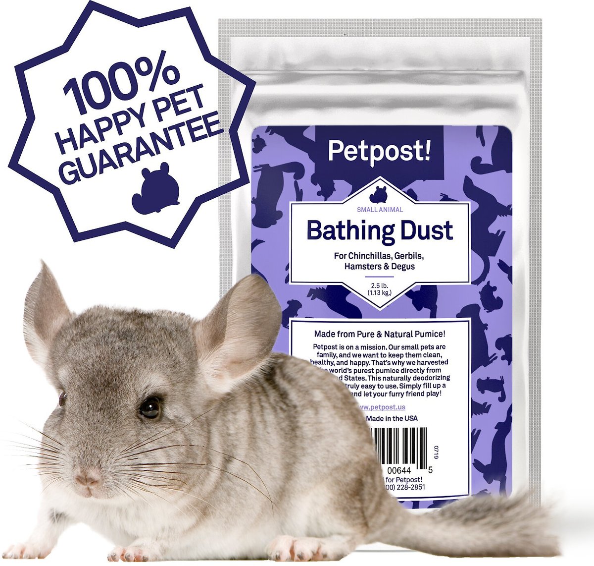 Petpost Small Animal Bathing Dust