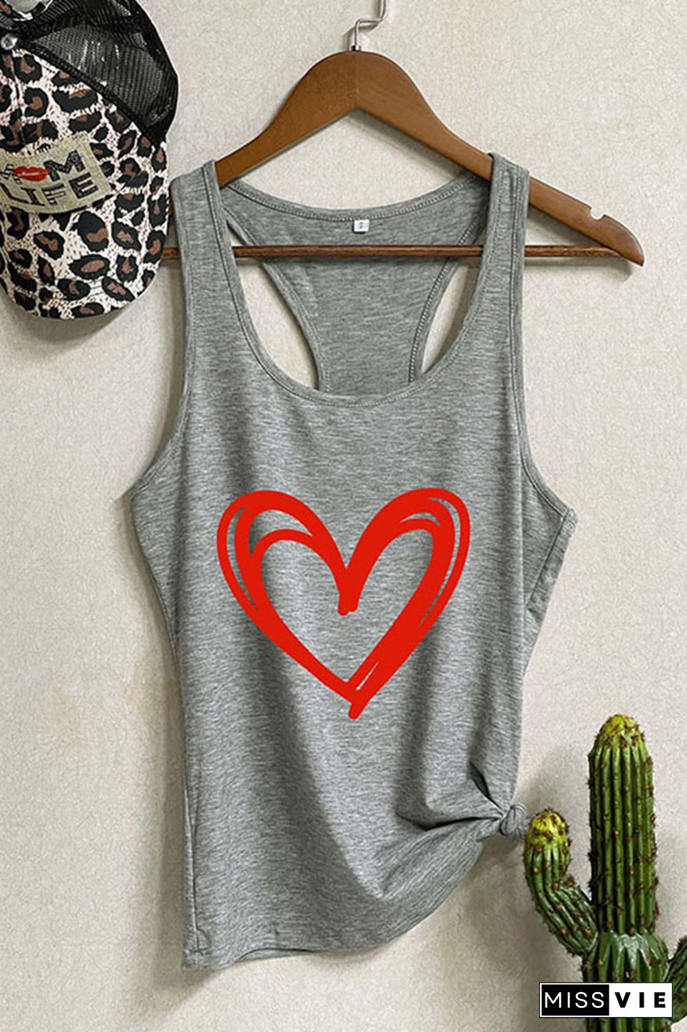 Valentine's Day Sleeveless Tank Top Wholesale