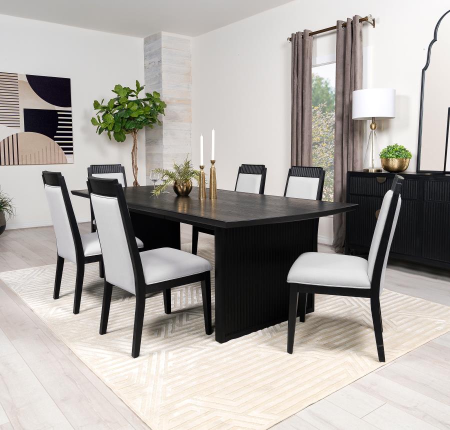 Brookmead 7-piece Rectangular Dining Set with 18