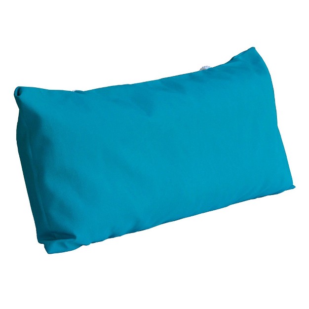 Algoma Deluxe Sunbrella Hammock Pillow Canvas Teal