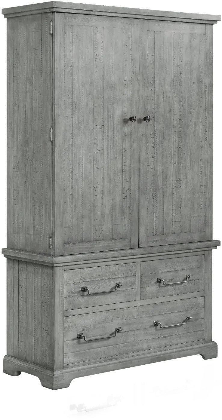 Beach House Gray Armoire