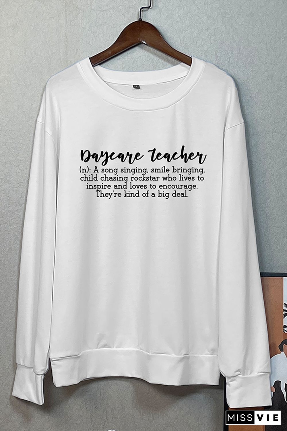 Daycare Teacher Definition Sweatshirt Wholesale