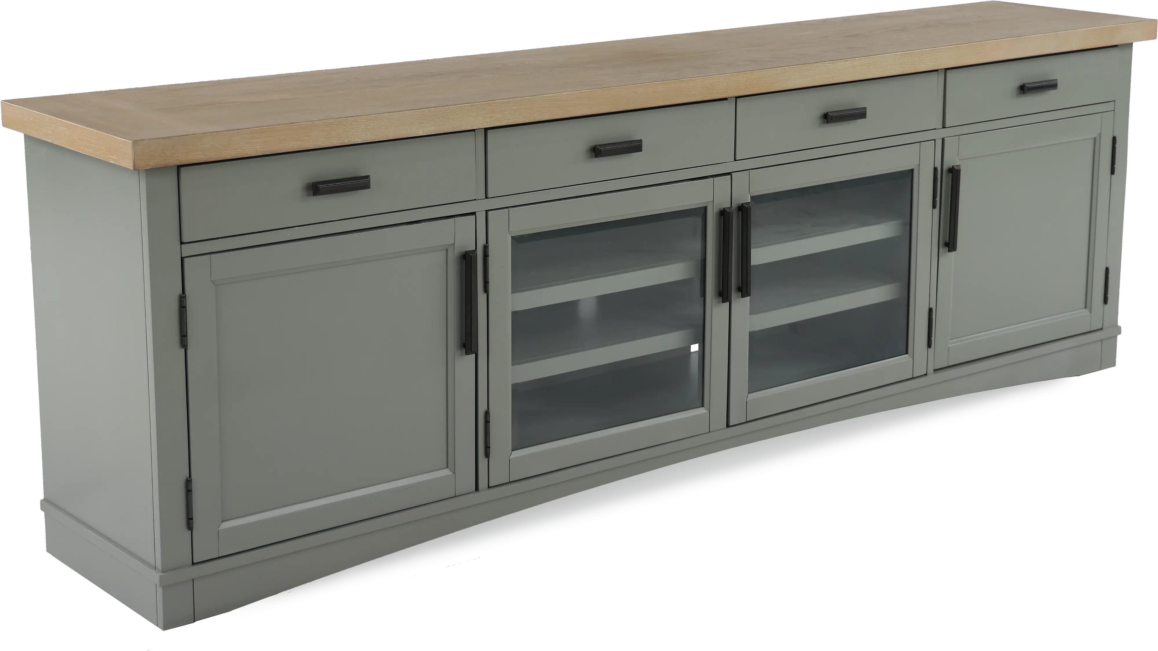 Amy Dove Gray 92 TV Stand