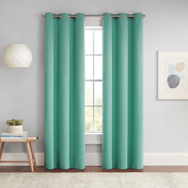 eclipse Darrell Energy Saving Blackout Grommet Window Curtain Panel