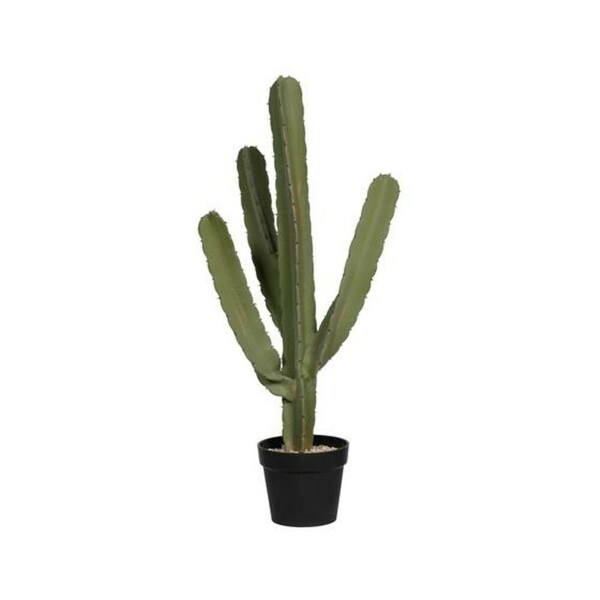 Pottery Pots 21.45H Medium Green Synthetics Indoor Outdoor Cactus Cereus Artificial Plant