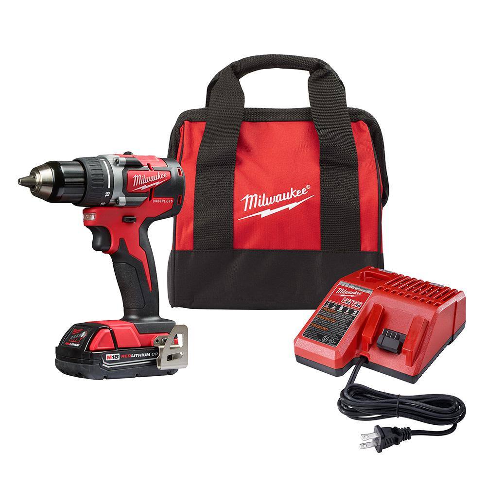 MW M18 FUEL 18-Volt Lithium-Ion Brushless 1 Gal. Cordless 3-in-1 Backpack Vacuum with M18 12 in. Compact DrillDriver Kit 0885-20-2801-21P