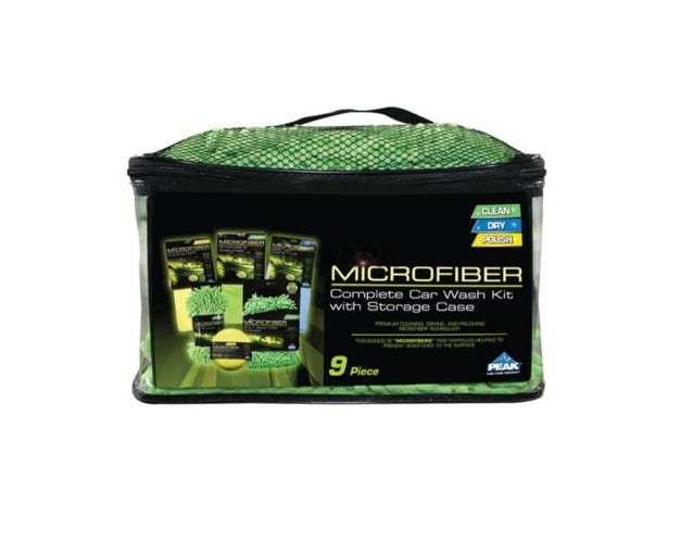 Microfiber 9 PC Car Wash Kit PKC0GL