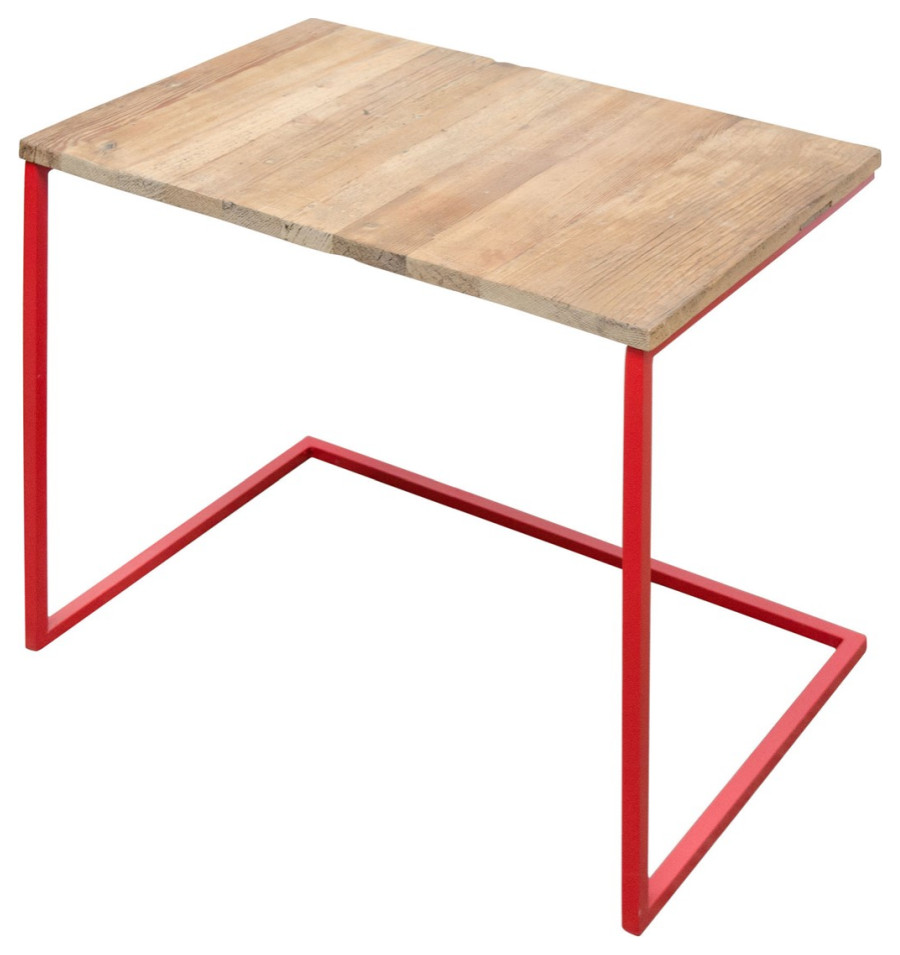 Red Base Sofa Table L  Versmissen Slim   Contemporary   Side Tables And End Tables   by Oroa   Distinctive Furniture  Houzz