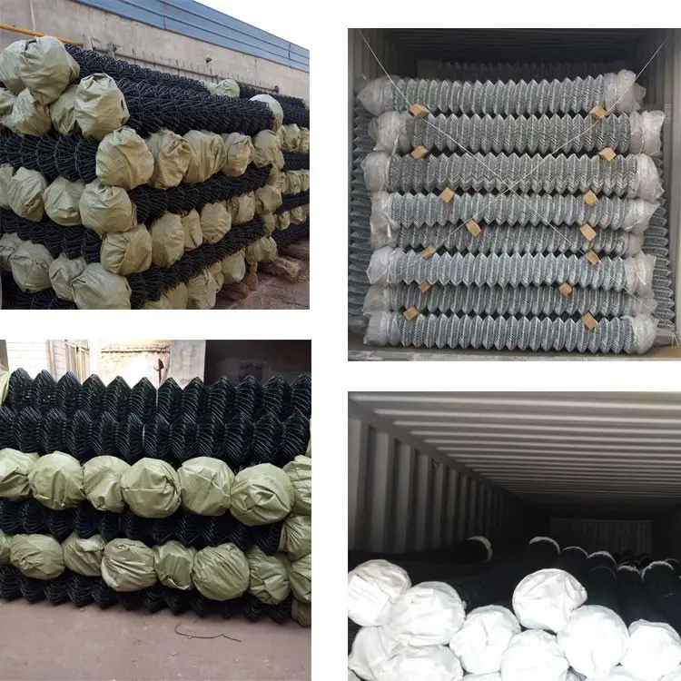 Outdoor Garden Fencing Roll Green Black PVC Steel Mesh 1.5mm to 4.0mm thick Cyclone Wire Fence cost