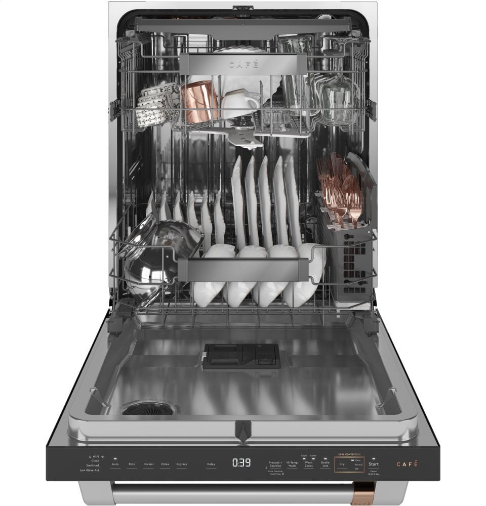 Cafe CDT875P3ND1 Café Smart Stainless Steel Interior Dishwasher With Sanitize And Ultra Wash & Dual Convection Ultra Dry