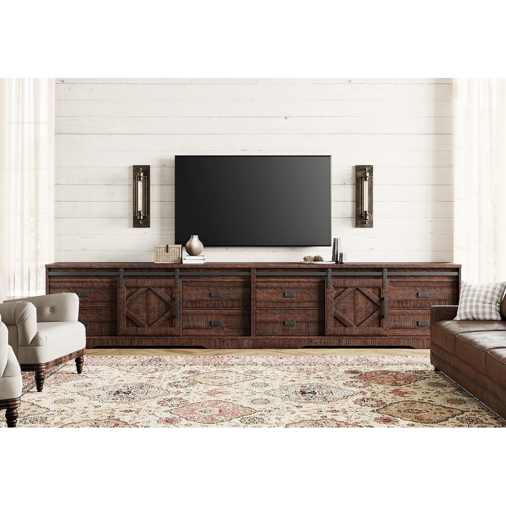 Modern Farmhouse TV Stand for up to 110\