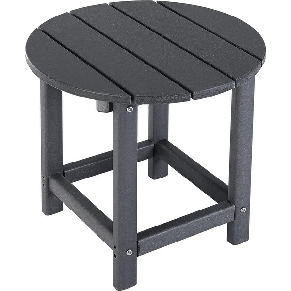 Round Adirondack Side Table End Table，Outdoor Side Tables