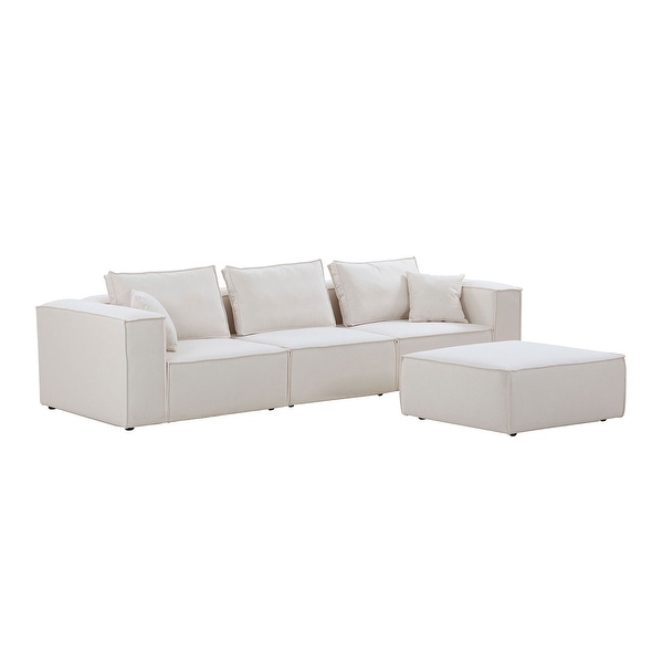 Williamspace Modern Upholstered Sectional Sofa for Living Room