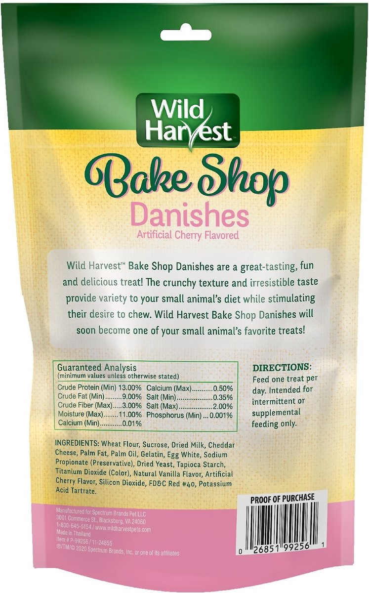 Wild Harvest Bake Shop Danishes Guinea Pig Treats， 2-oz bag