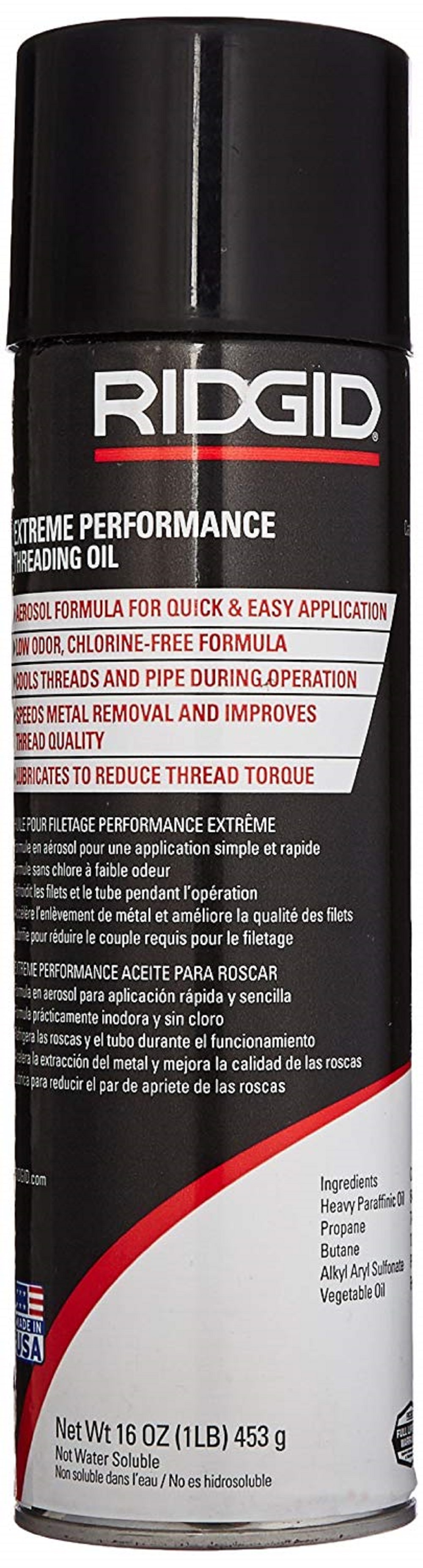 Ridgid Aerosol Thread Cutting Oil 22088 from Ridgid