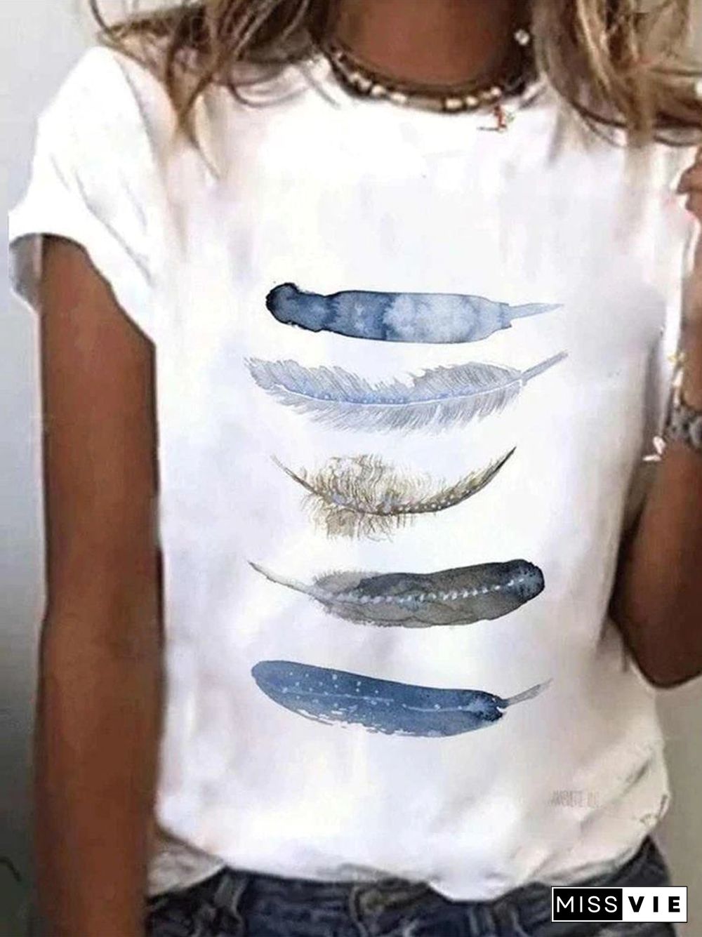 Freedom Feather Short Sleeve T-Shirt