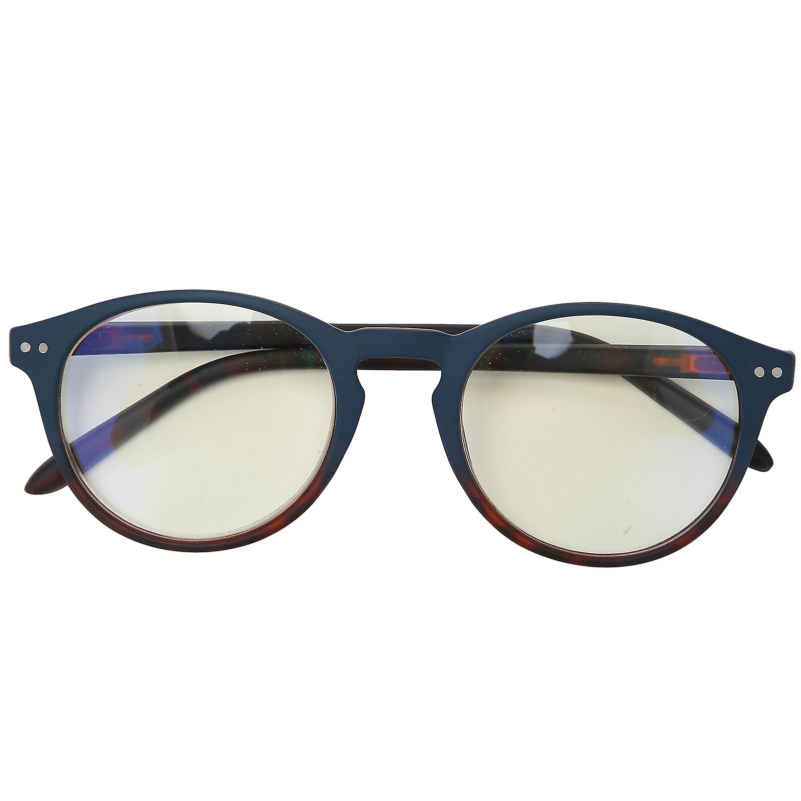 Fashionable Blue Light Blocking Reading Glasses Unisex Men Women Elderly Glasses+250