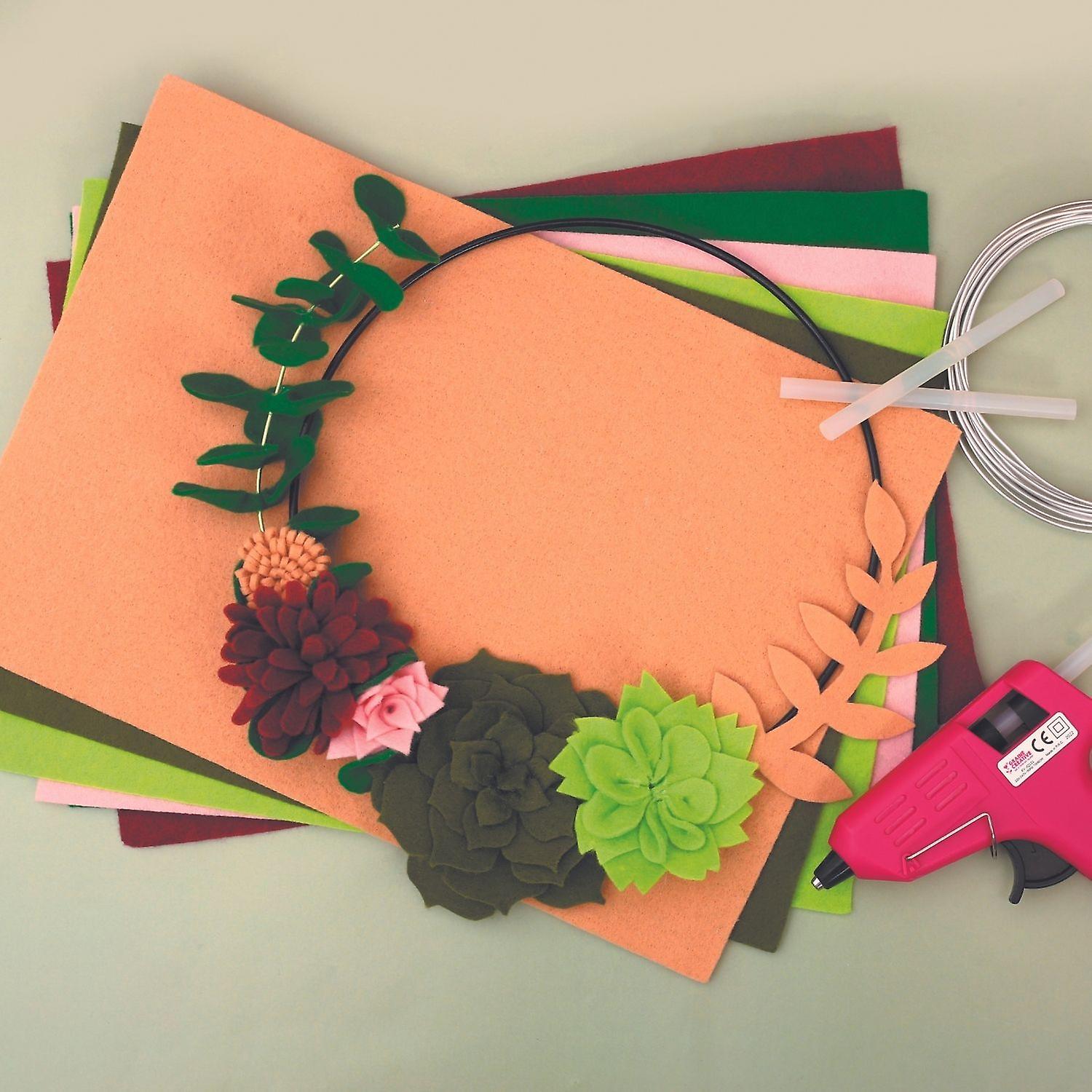 Gift set Succulent wreath