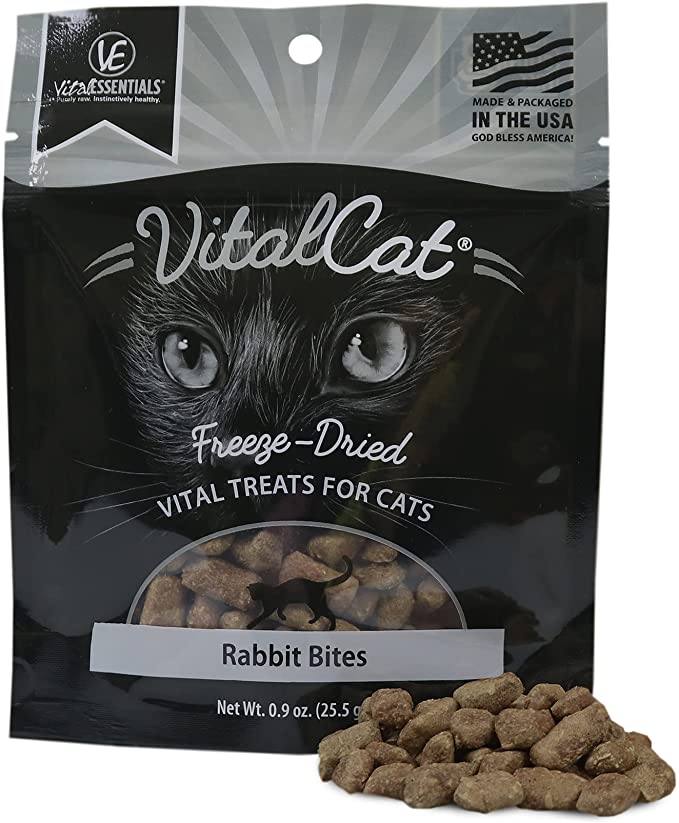 Vital Essentials Rabbit Bites Freeze Dried Cat Treats