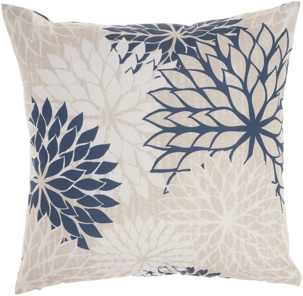 Mina Victory Aloha Floral Tropical Outdoor Throw Pillow