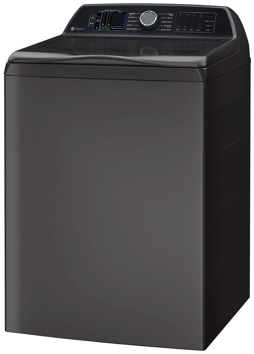 GE Profile 5.4 Cu. Ft. Diamond Gray Washer With Smarter Wash Technology And FlexDispense