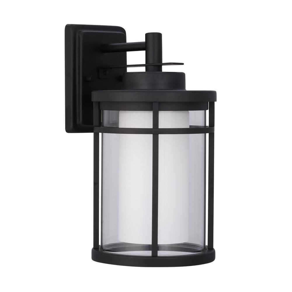 Home Decorators Collection Black Outdoor LED Wall Lantern Sconce DW7178BK