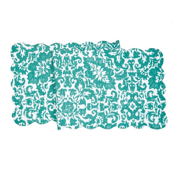 X 51 quot Madison Aqua Table Runner