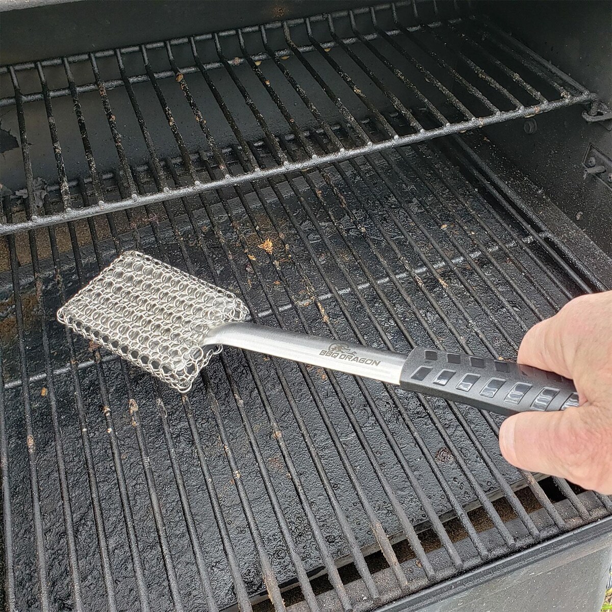 BBQ Dragon Chainmail Grill Brush